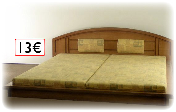 posteľ 13€